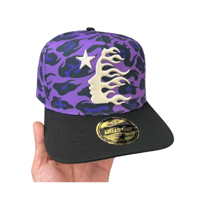 Cap HELLSTAR cheetah purple