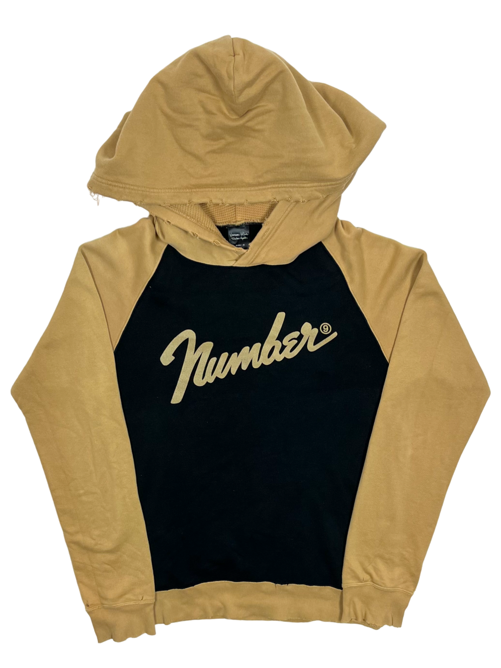 NUMBER (N)INE 2002 Black Gold Copyright Hoodie