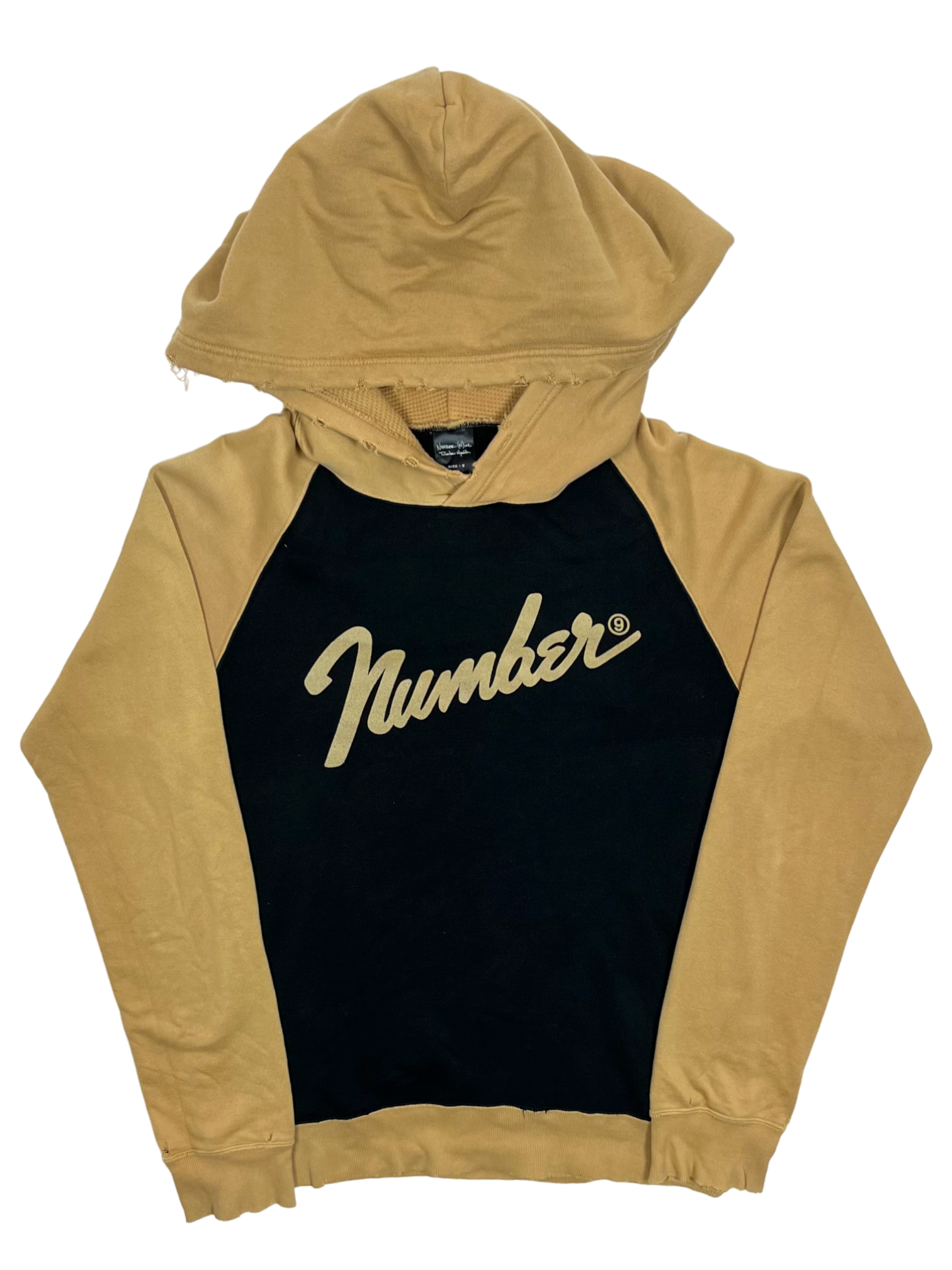 NUMBER (N)INE 2002 Black Gold Copyright Hoodie