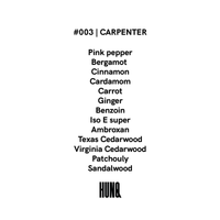 Perfume Carpenter #003 | HUNQ