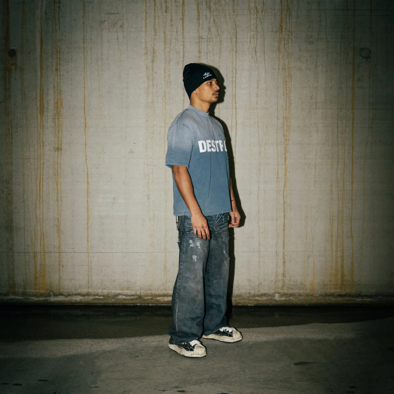 T-shirt Destroy Blue | Lord Culture