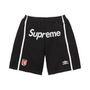 Short de football en tricot noir | Supreme x Umbro