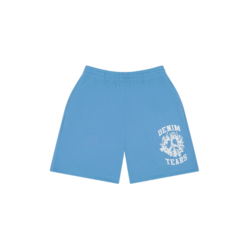 Mesh Shorts University Light Blue | Denim Tears