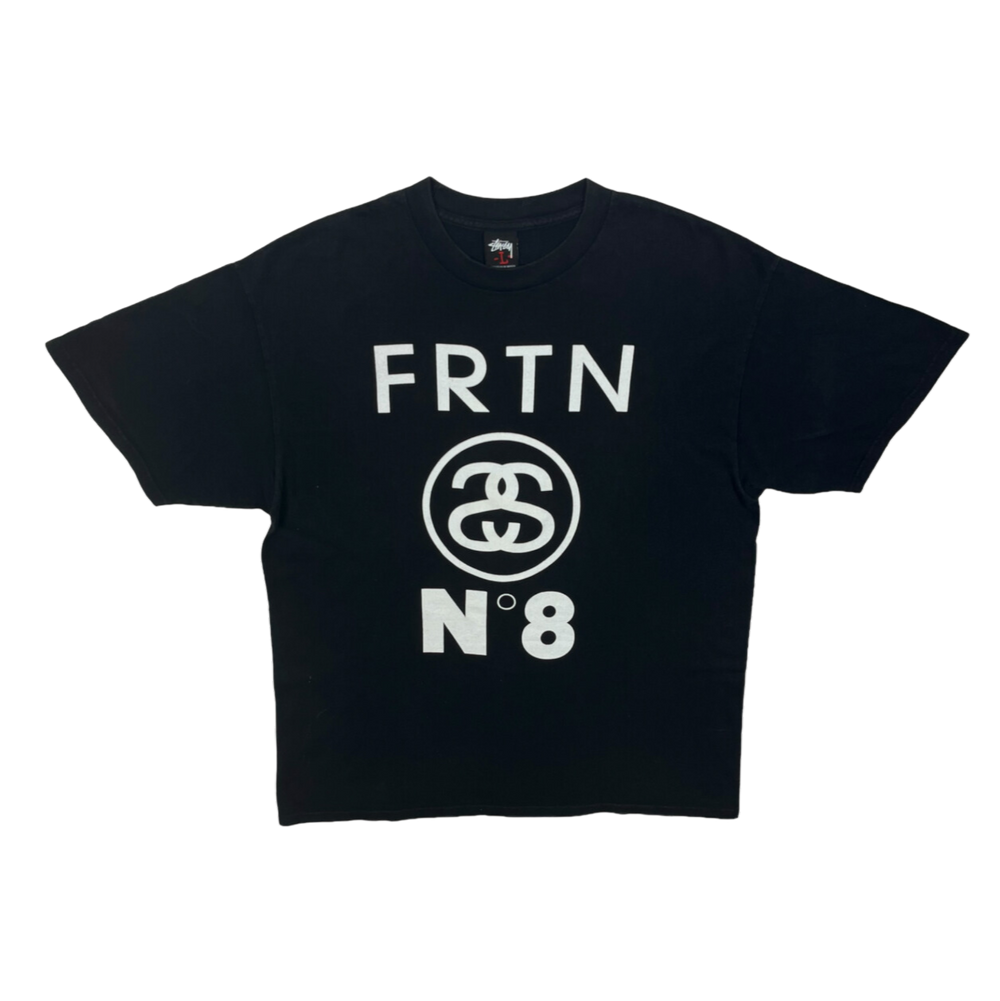 Stussy Vintage Black FRTN N8 Tee