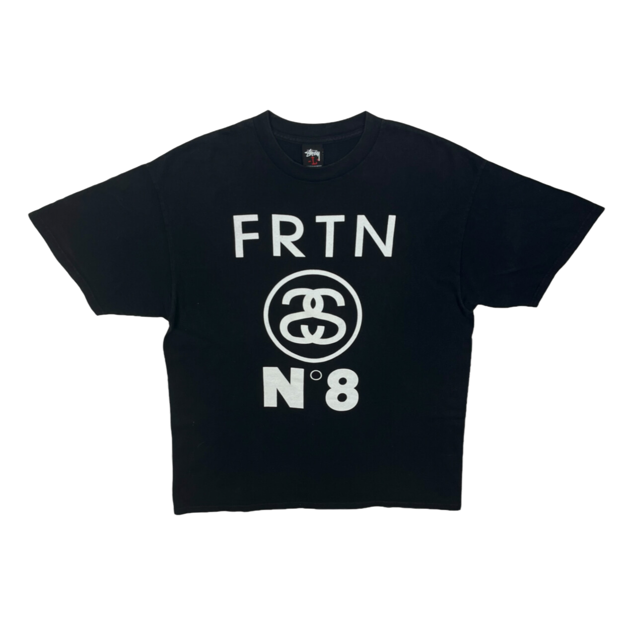 Stussy Vintage Black FRTN N8 Tee