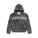 Zip Hoodie Face Camo Camo Black | KidSuper