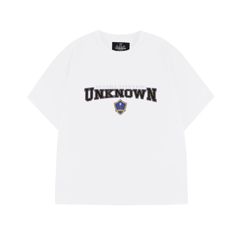 T-shirt White College Tee | Unknown