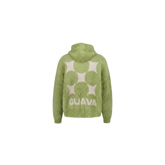 Zip Hoodie Mohair Green | Henny x Maison Guava