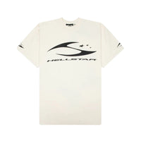T-shirt H Cursive Logo White | Hellstar