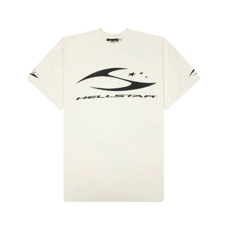 T-shirt H Cursive Logo White | Hellstar
