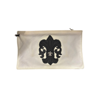 Bag Leather White Fleur De Lys Silver | Chrome Hearts, view 2
