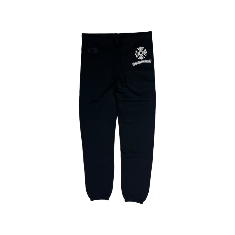 Chrome Hearts Black Dagger Tonal Logo Sweatpants