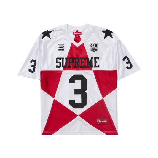 Football Jersey SUPREME Star White