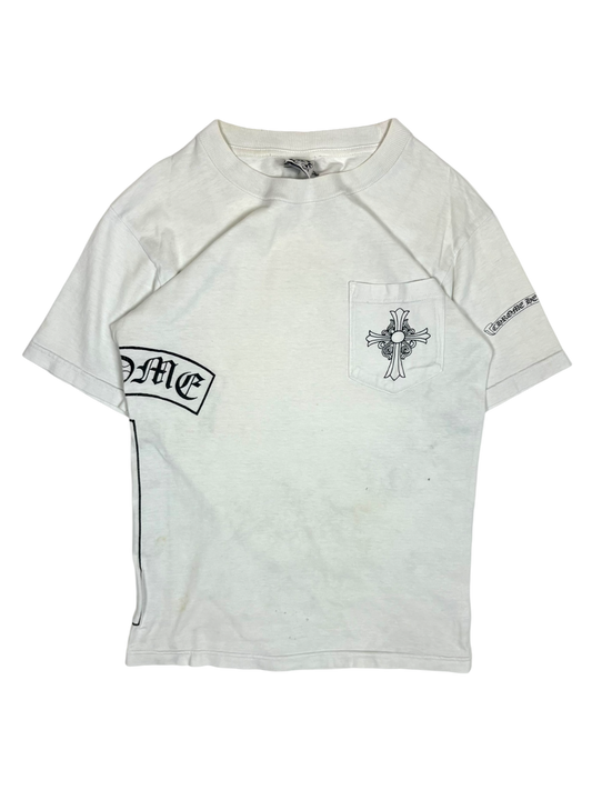 Chrome Hearts White Cross Logo Tee