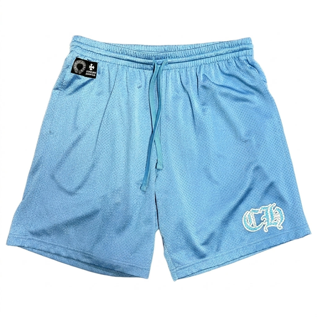 Shorts Mesh Blue | Chrome Hearts