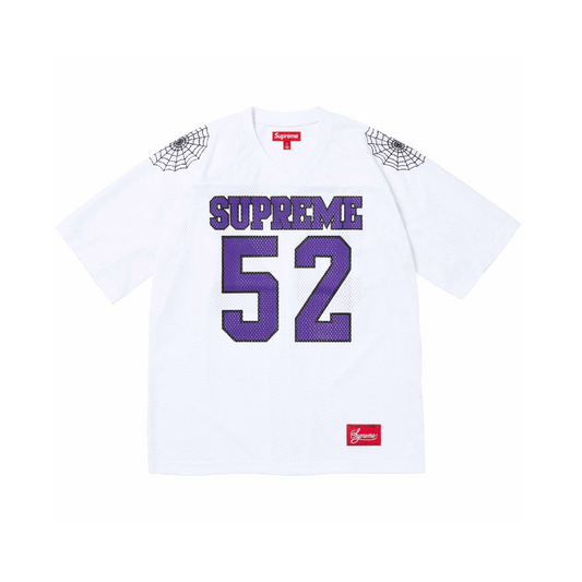 Supreme Spiderweb Football Jersey 'White'