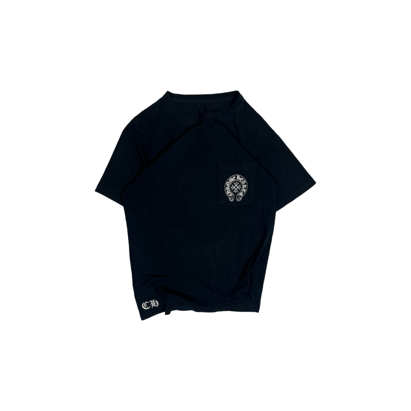 Chrome Hearts Black Los Angeles Horseshoe Logo Tee