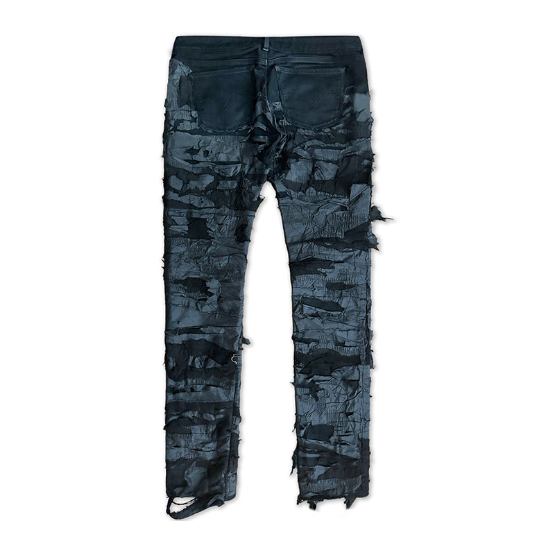 Denim Urban Warrior Black Silk | Atelier Imprévu