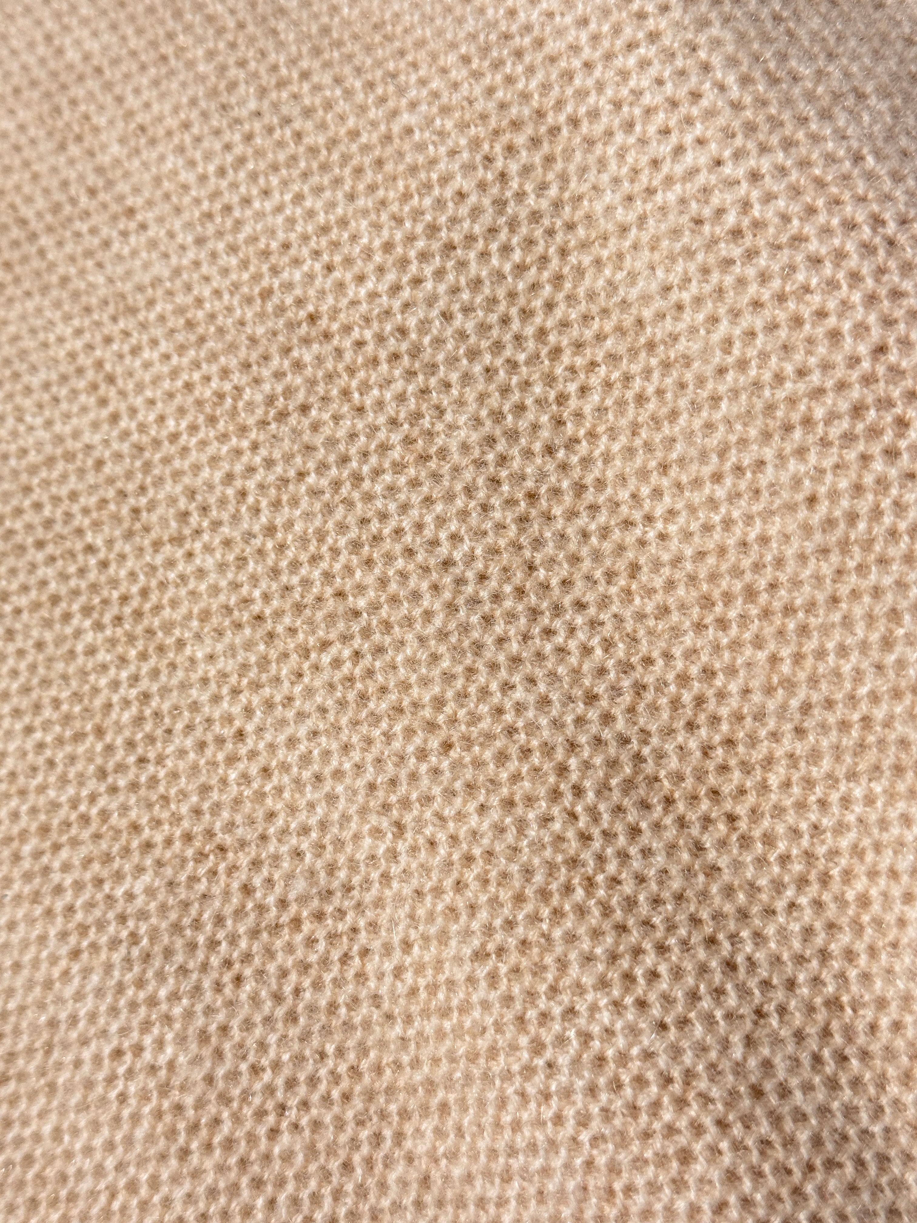 Two Way Zip Hoodie Cashmere | Maison Guava