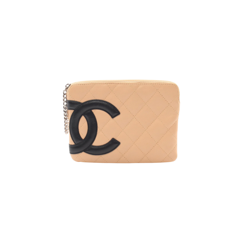 Pochette CHANEL beige