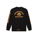 Longsleeve Triple Cross Black Orange | Chrome Hearts