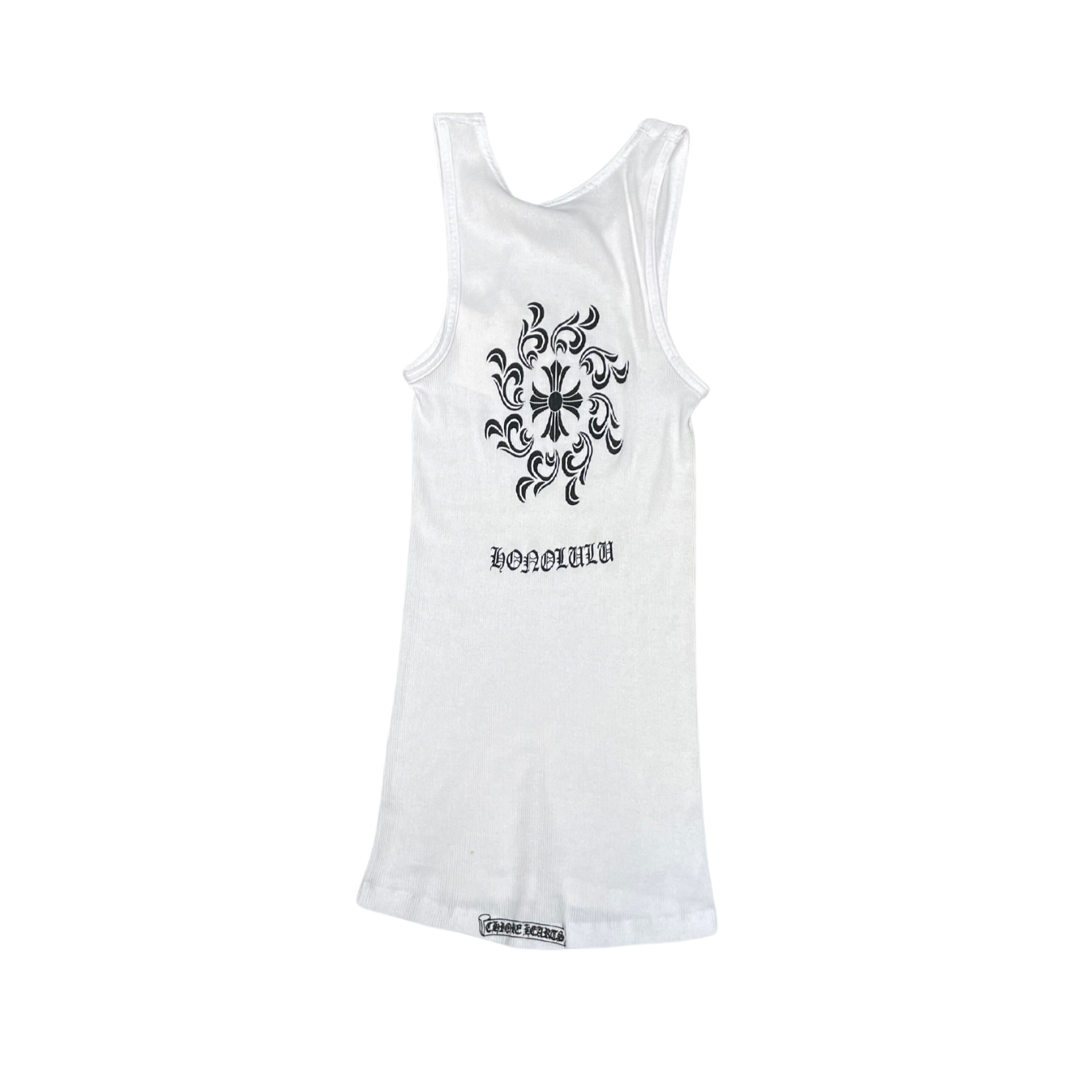 Tank Top CHROME HEARTS Honolulu White Vintage