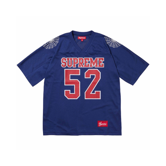 Supreme Spiderweb Football Jersey 'Navy'