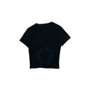 T-shirt Black Red Tonal Horseshoe Logo | Chrome Hearts