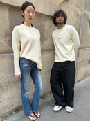 Longsleeve Thermal Flower Cream SS26 | Maison Guava — view 5
