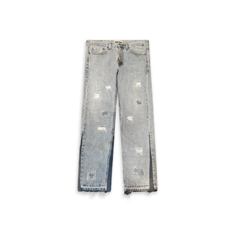 Jeans Worked Sashiko/Distressed #119 | Club D'art Sauvage