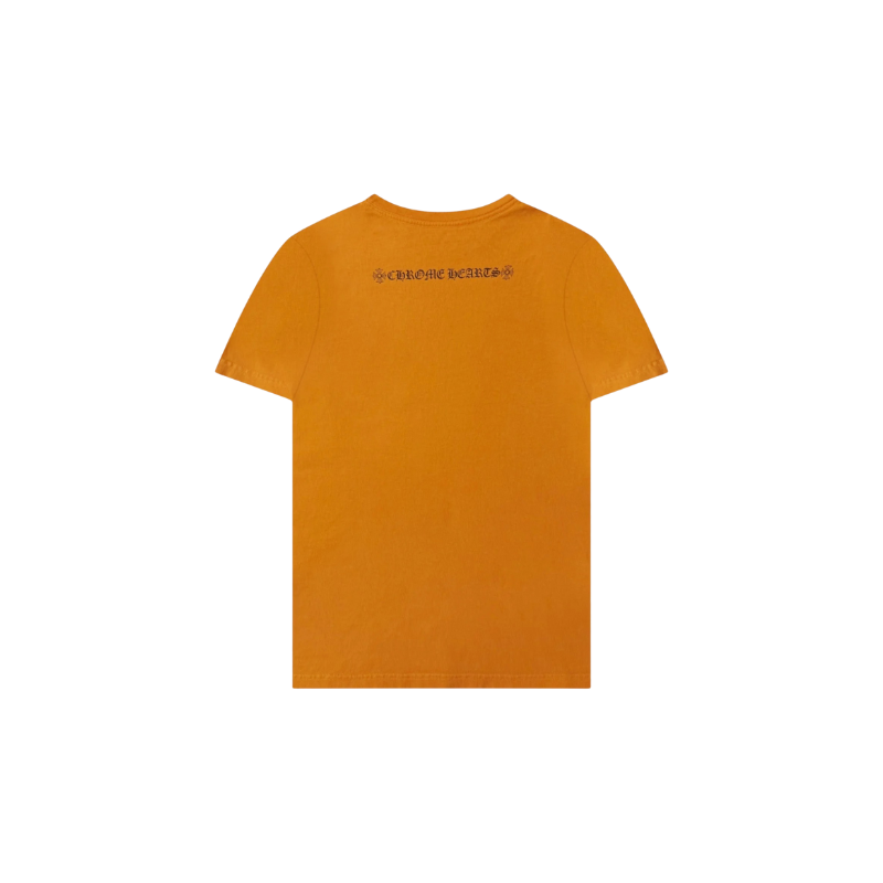 T-shirt Yellow Script Logo | Chrome Hearts