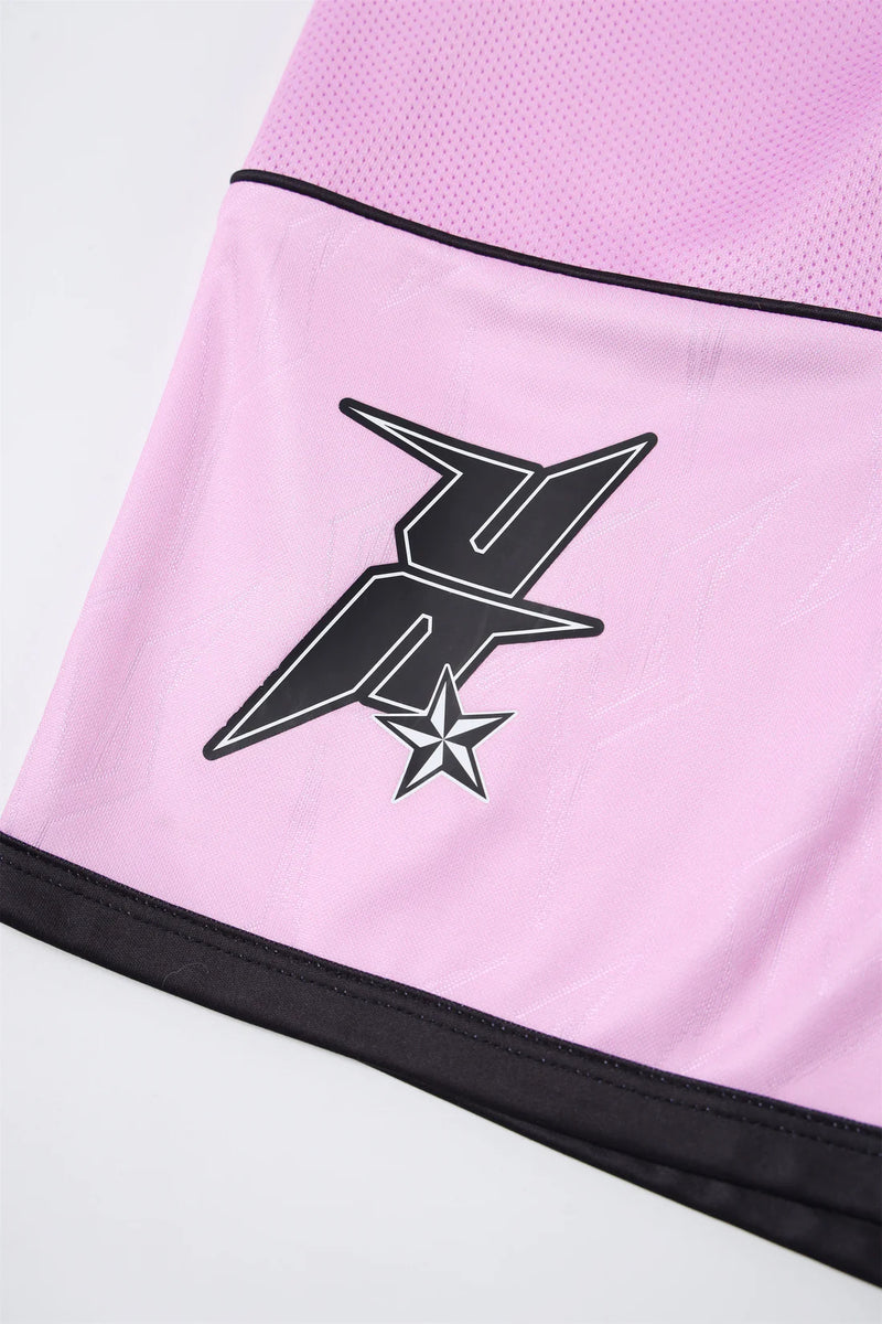 UNKNOWN Monogram Football Short Pink