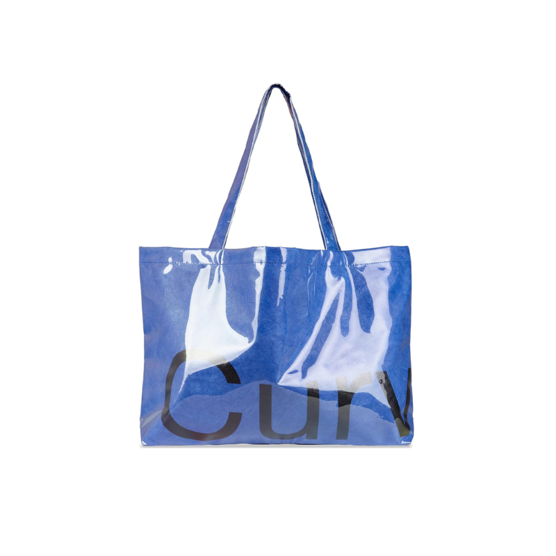 Goodies Large Blue Curves Tyvek Tote | Curves