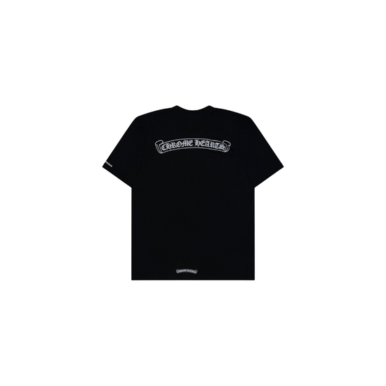 T-shirt Scroll Logo Black 2025 | Chrome Hearts