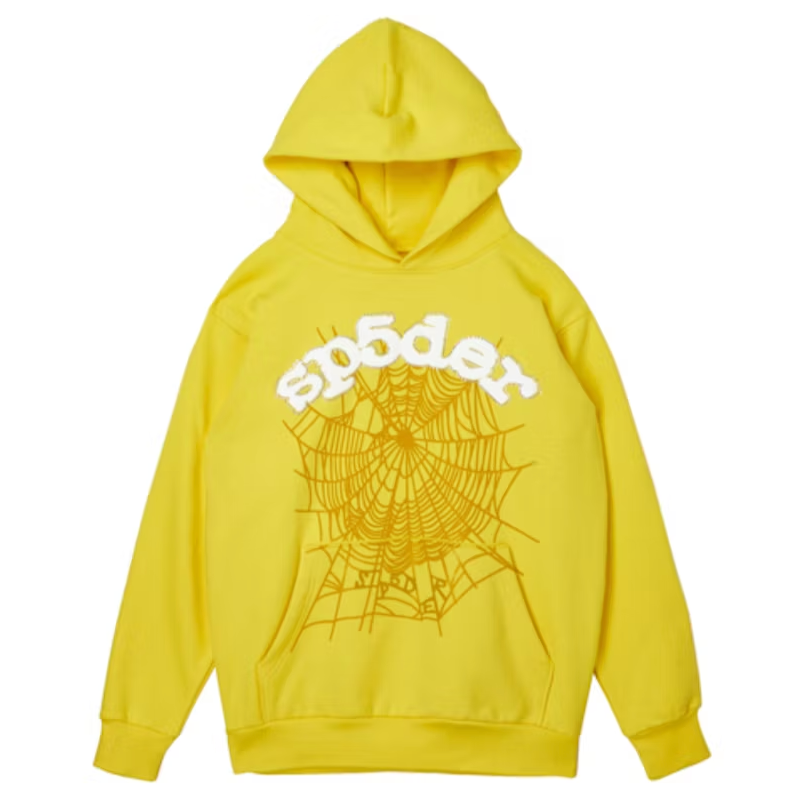 Sweat à capuche Websuit Jaune | Spider