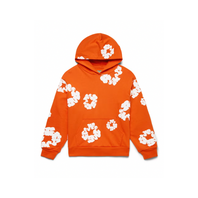 Hoodie Orange | Denim Tears