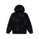 Hoodie Cotton Wreath Full Black  | Denim Tears