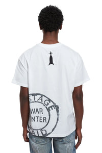 T-shirt White Postal | WhoDecidesWar, Hype clothes, view 3