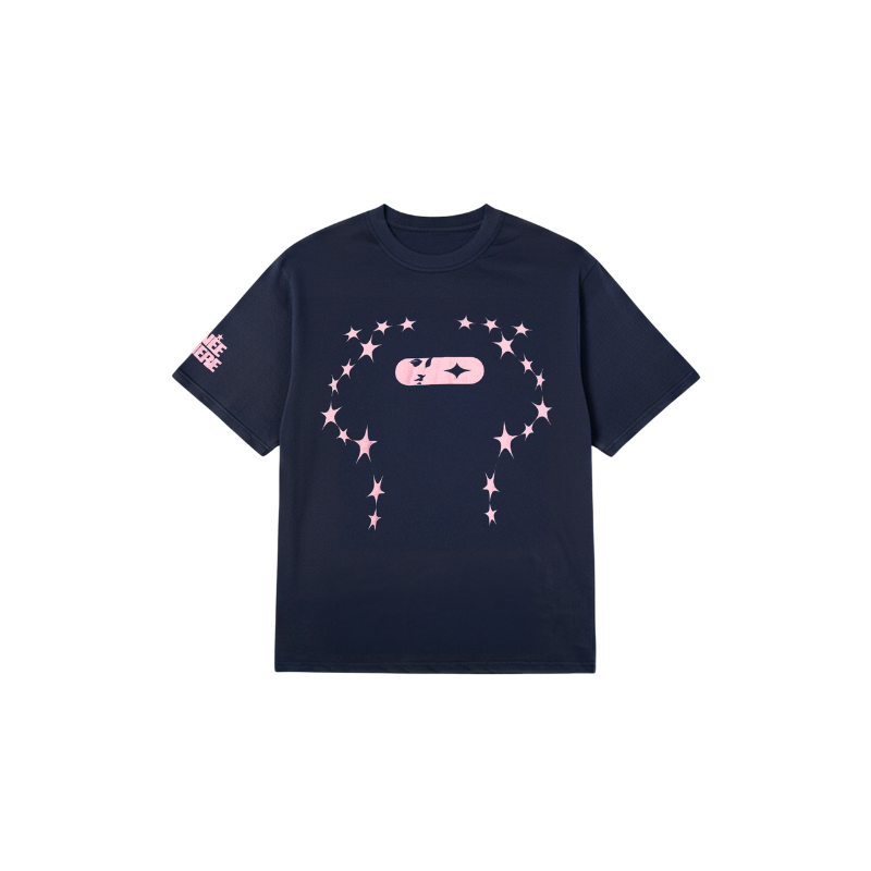 T-shirt Navy/Pink | Année Lumière — view 5