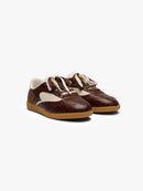 Low-top L'équipe Croco Brown | Reternity, view 2