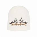 Beanie Tribal Skullz White | Hellstar