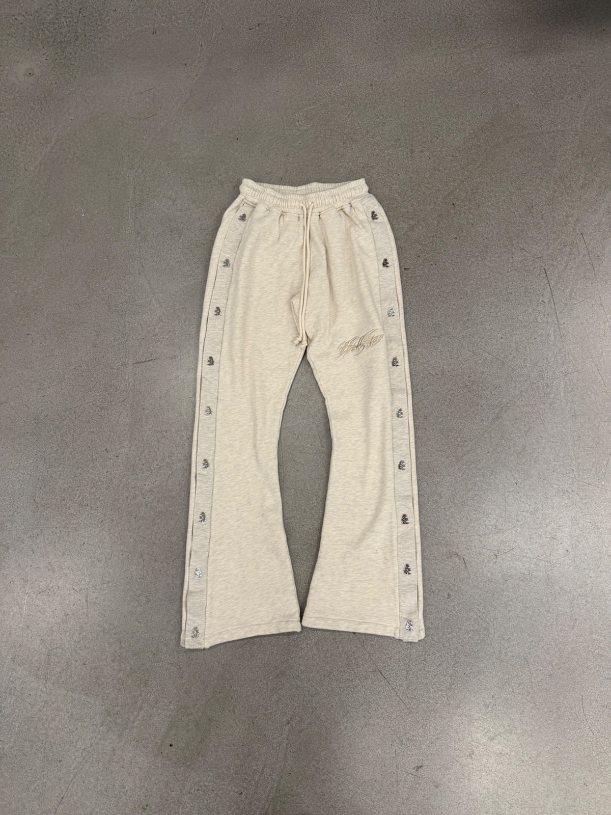 Joggers HStar Tattoo Logo Oatmeal | Hellstar, view 3