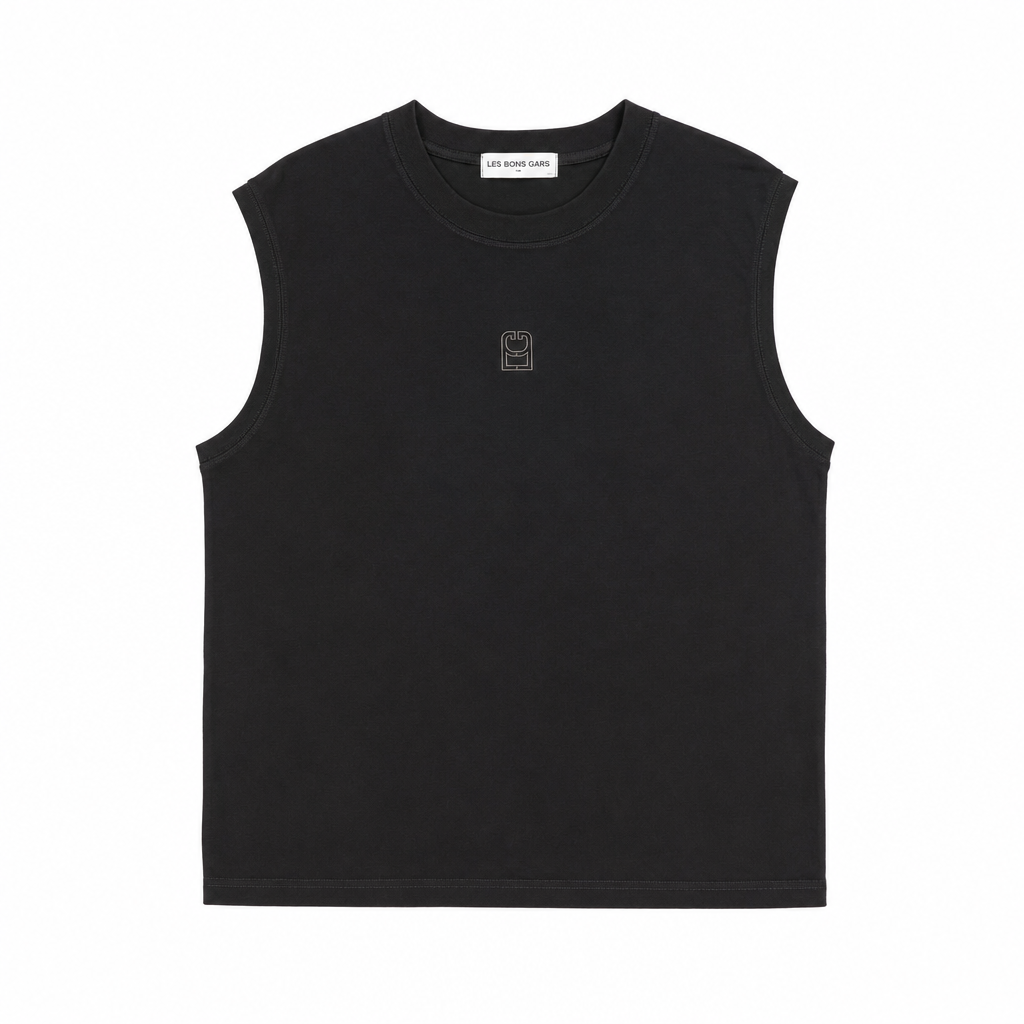 Tank Top Brodé Black | Les Bons Gars