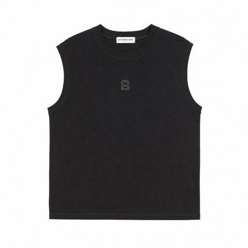 Tank Top Brodé Black | Les Bons Gars