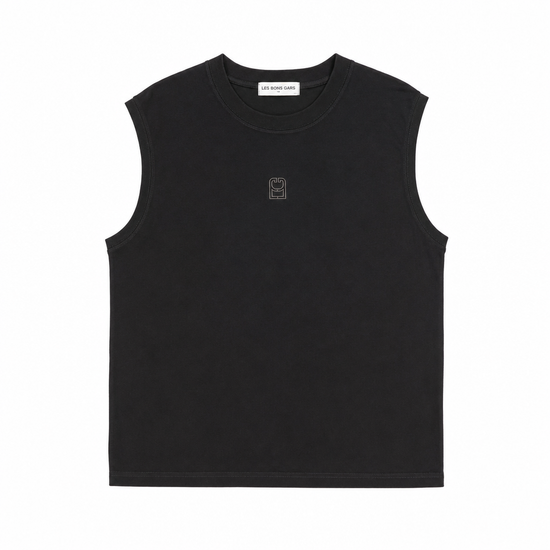 Tank Top Brodé Black | Les Bons Gars