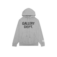 Hoodie Hoodie Center Logo 'Heather Grey' | Gallery dept., view 2