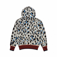 Hoodie Knit Black & Blue | PDF Channel, view 2