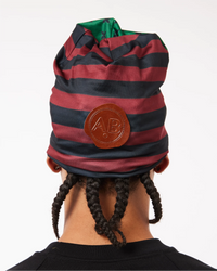 Beanie Big Skull Panafrican Flag | ABELA023, view 2
