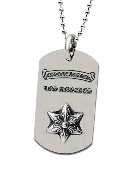 Pendant Dog Tag Star | Chrome Hearts